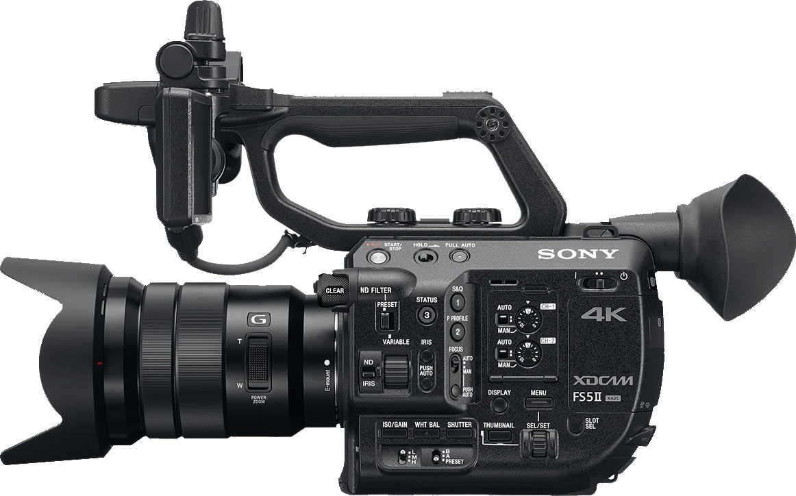 Sony PXW-FS5 è una videocamera professionale